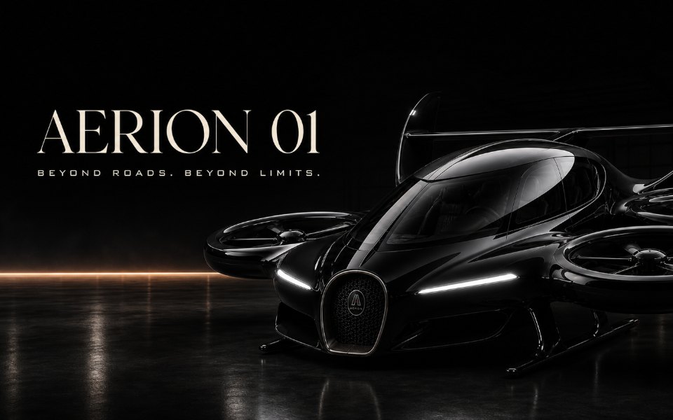 AERION 01 eVTOL website preview